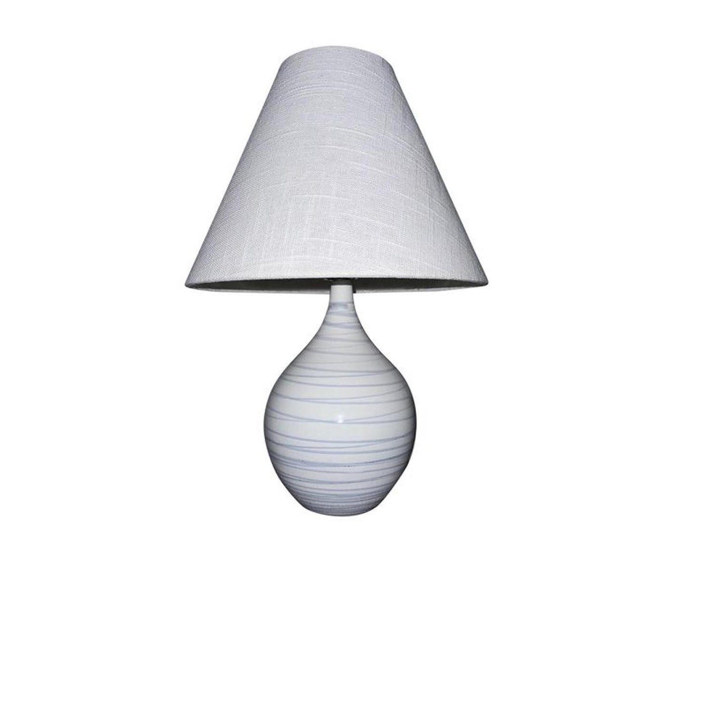 Scatchard Stoneware Table Lamp - GS200-PL - Pearl Blue by House of Troy