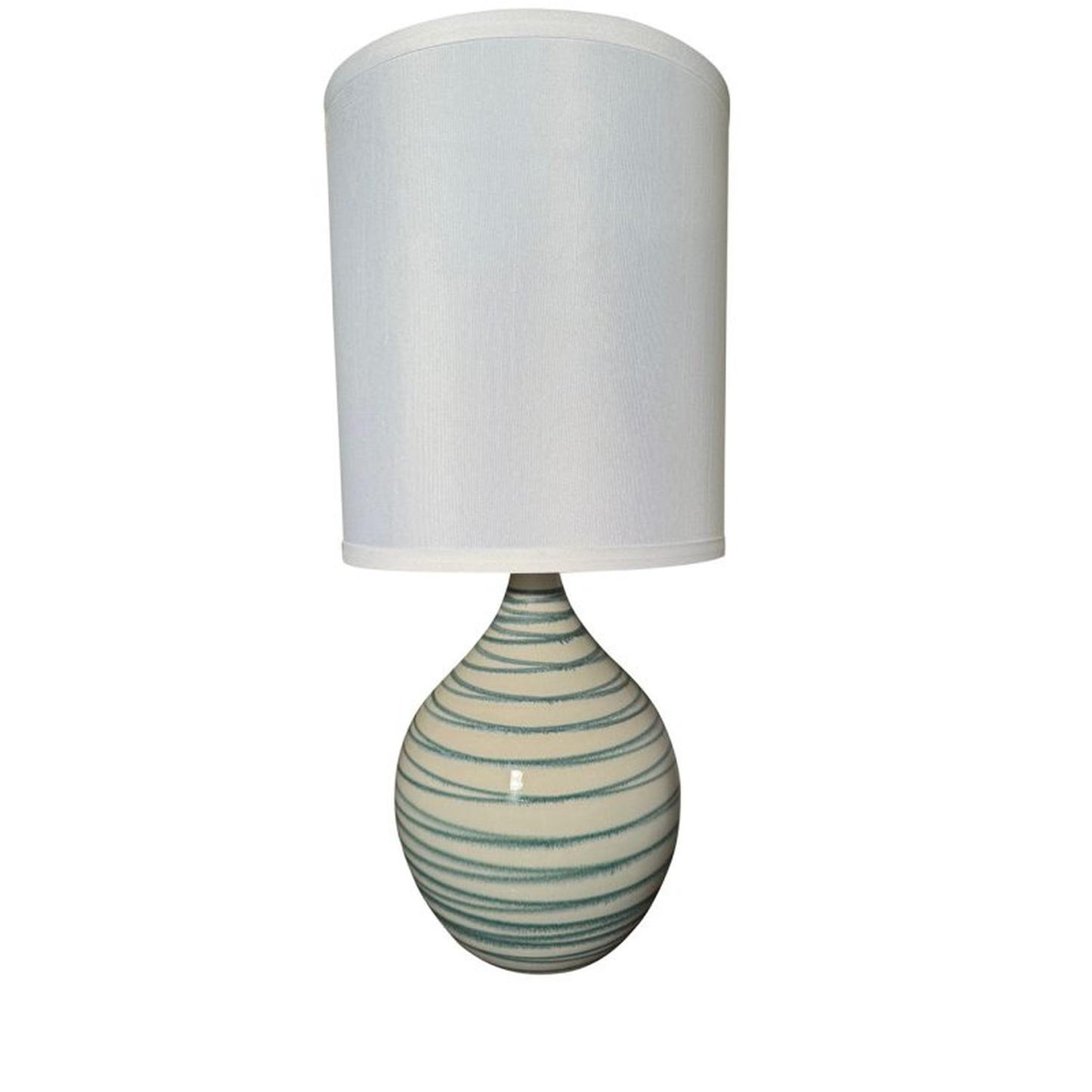 Scatchard Stoneware Table Lamp - GS201-EW - Emerald Wave by House of Troy