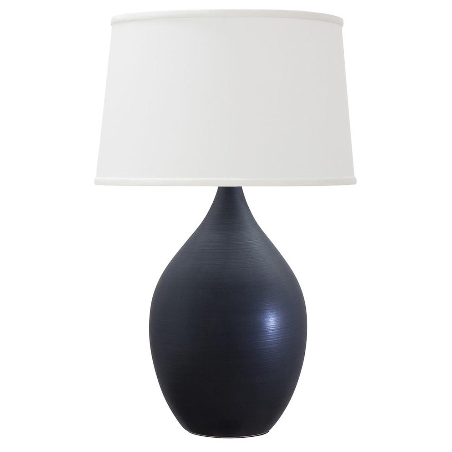 Scatchard Stoneware Table Lamp - GS402-BM - Black Matte by House of Troy