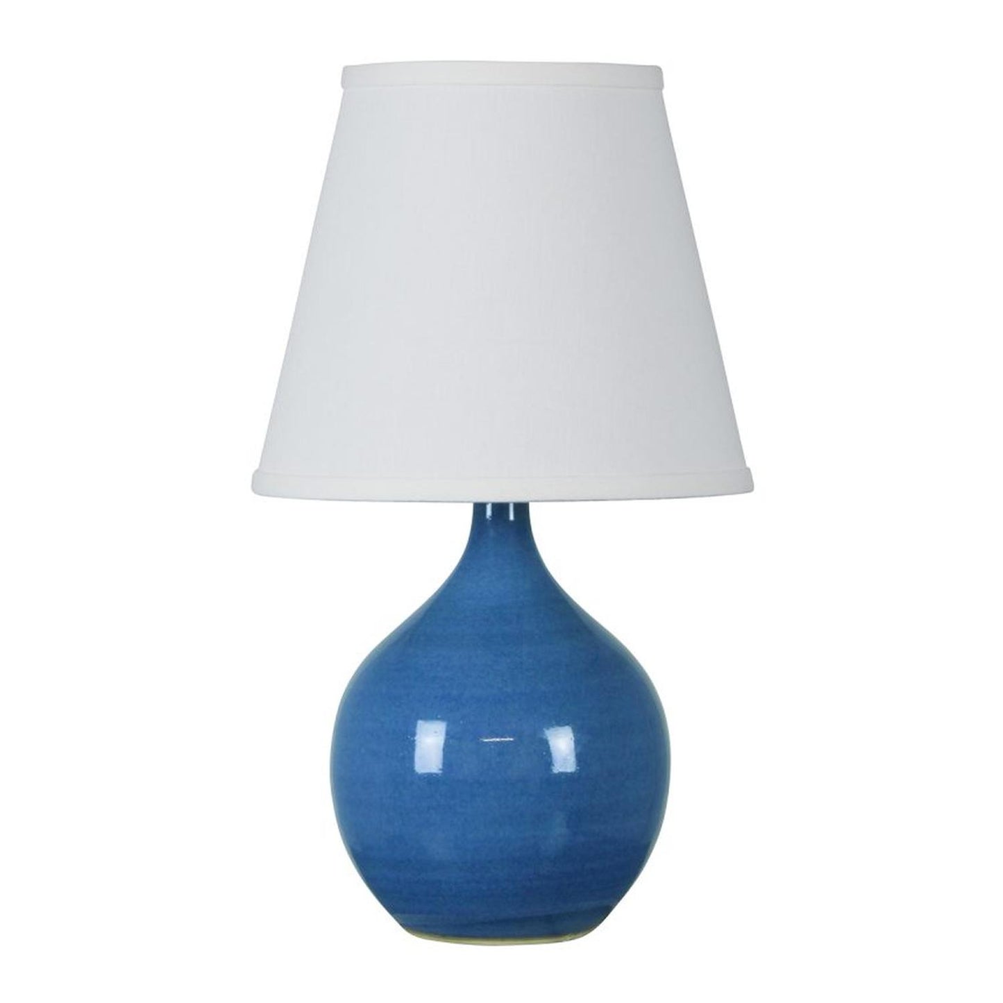Scatchard Stoneware Table Lamp - GS50-CB - Cornflower Blue by House of Troy