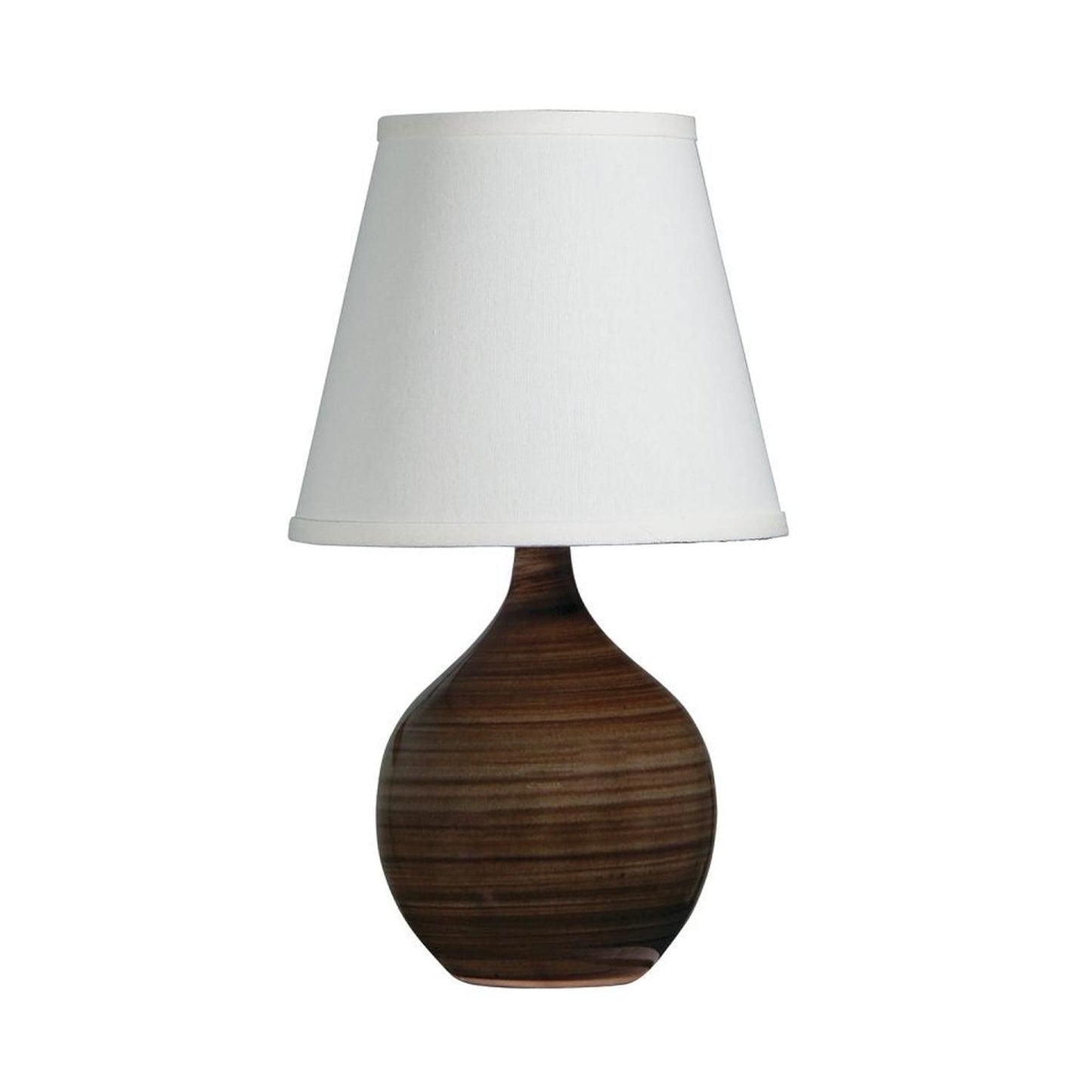 Scatchard Stoneware Table Lamp - GS50-TE - Tigers Eye by House of Troy