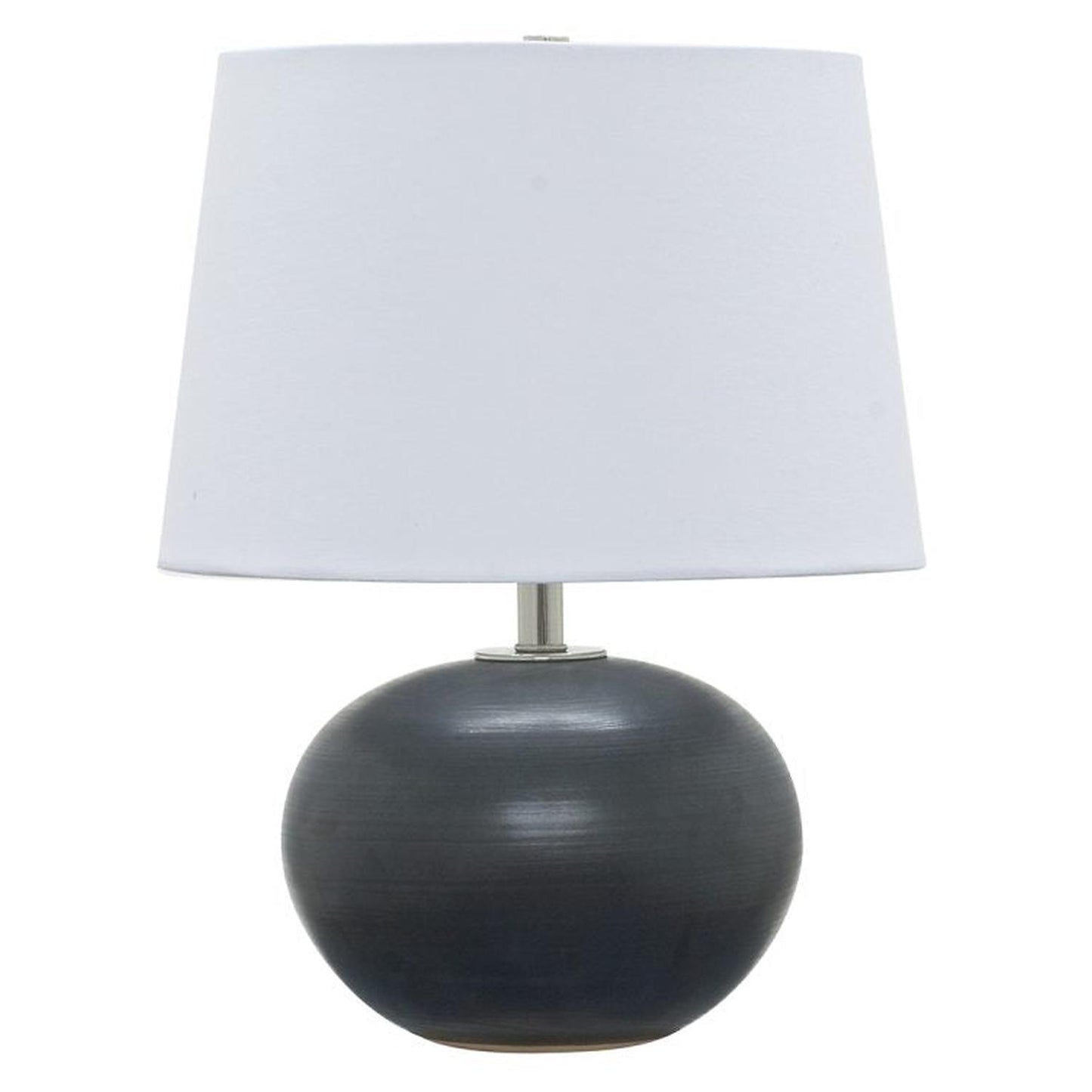 Scatchard Stoneware Table Lamp - GS600-BM - Black Matte by House of Troy