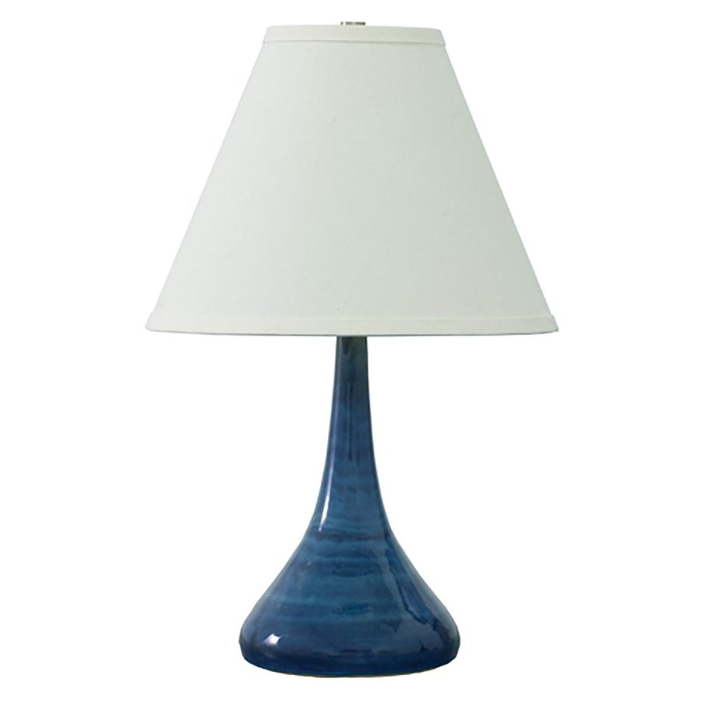 Scatchard Stoneware Table Lamp - GS802-BG - Blue Gloss by House of Troy