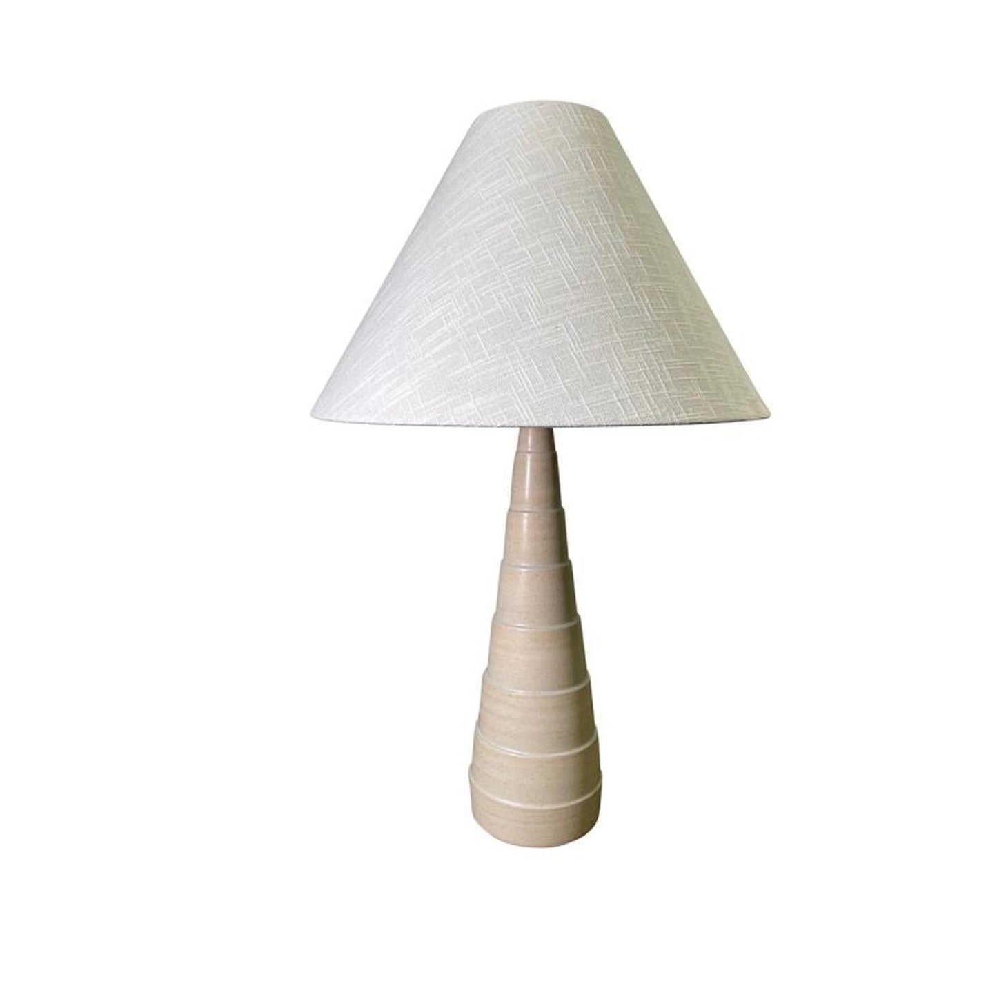 Scatchard Stoneware Table Lamp - GS825-OT - Oatmeal by House of Troy