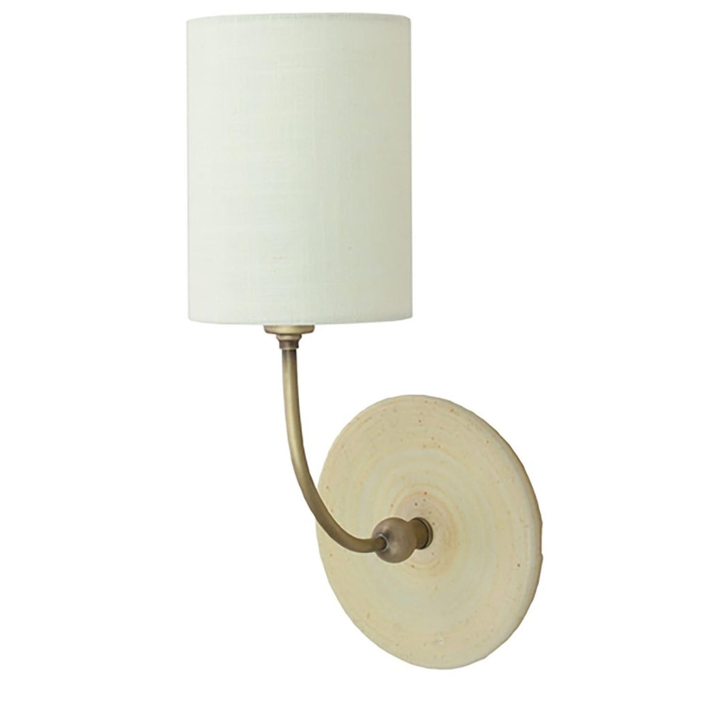 Scatchard Stoneware Wall Swing - GS775-ABOT - Oatmeal and Antique Brass by House of Troy