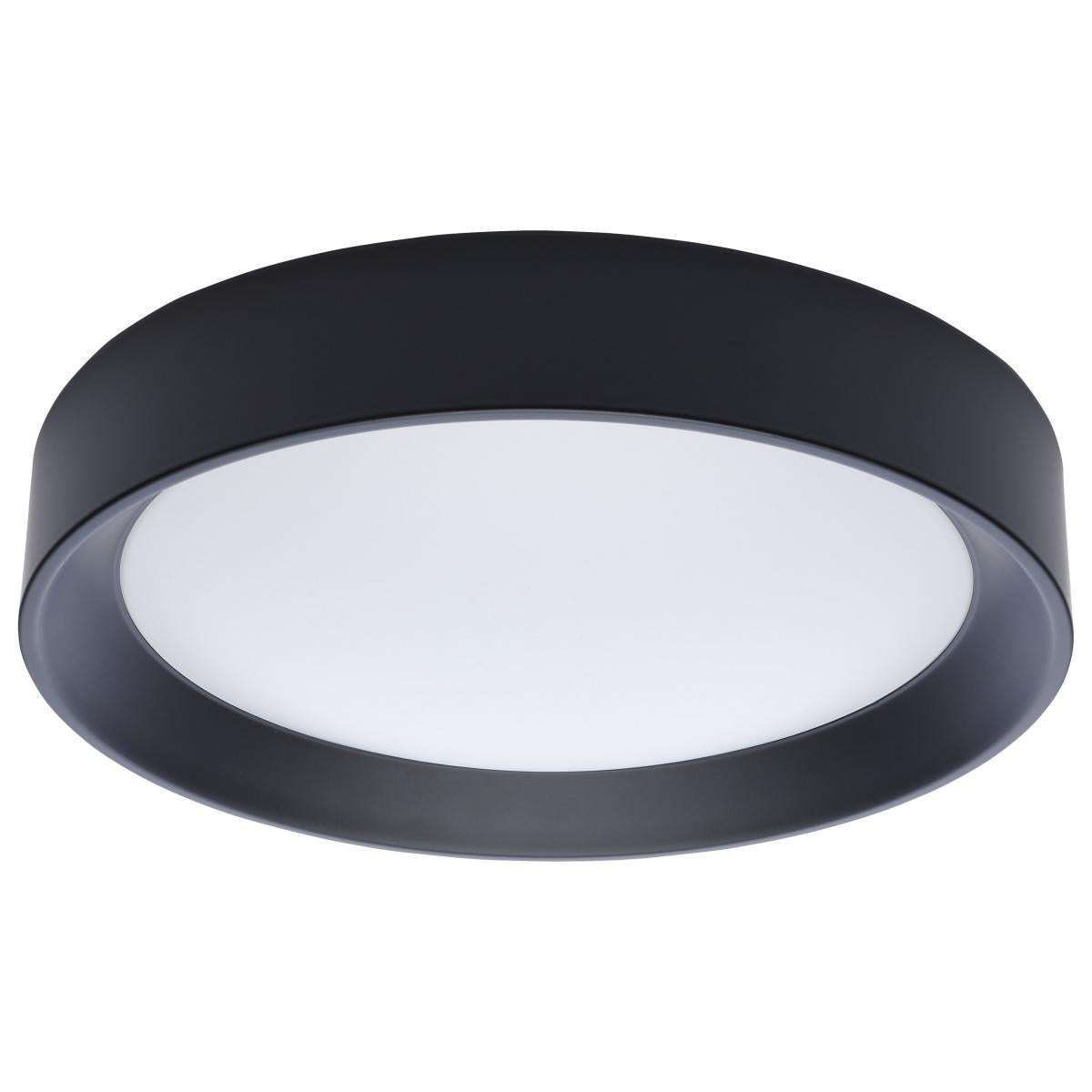 Selene - 13 Inch LED Flush Mount - CCT Selectable - Black Finish - Satco 62-1696