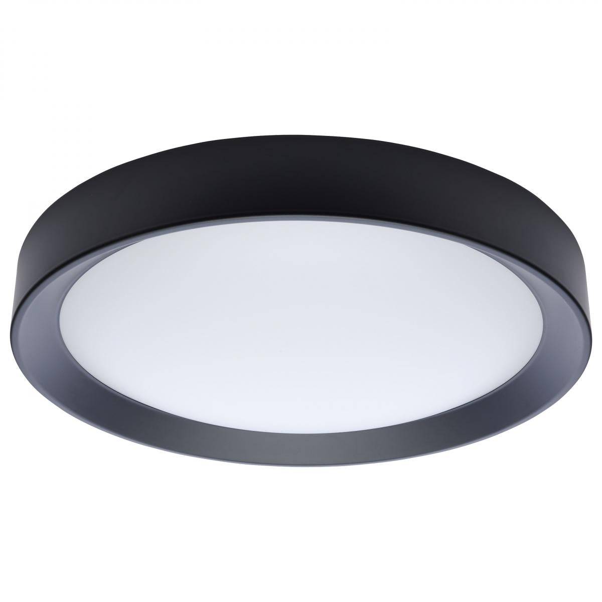 Selene - 17 Inch LED Flush Mount - CCT Selectable - Black Finish - Satco 62-1698