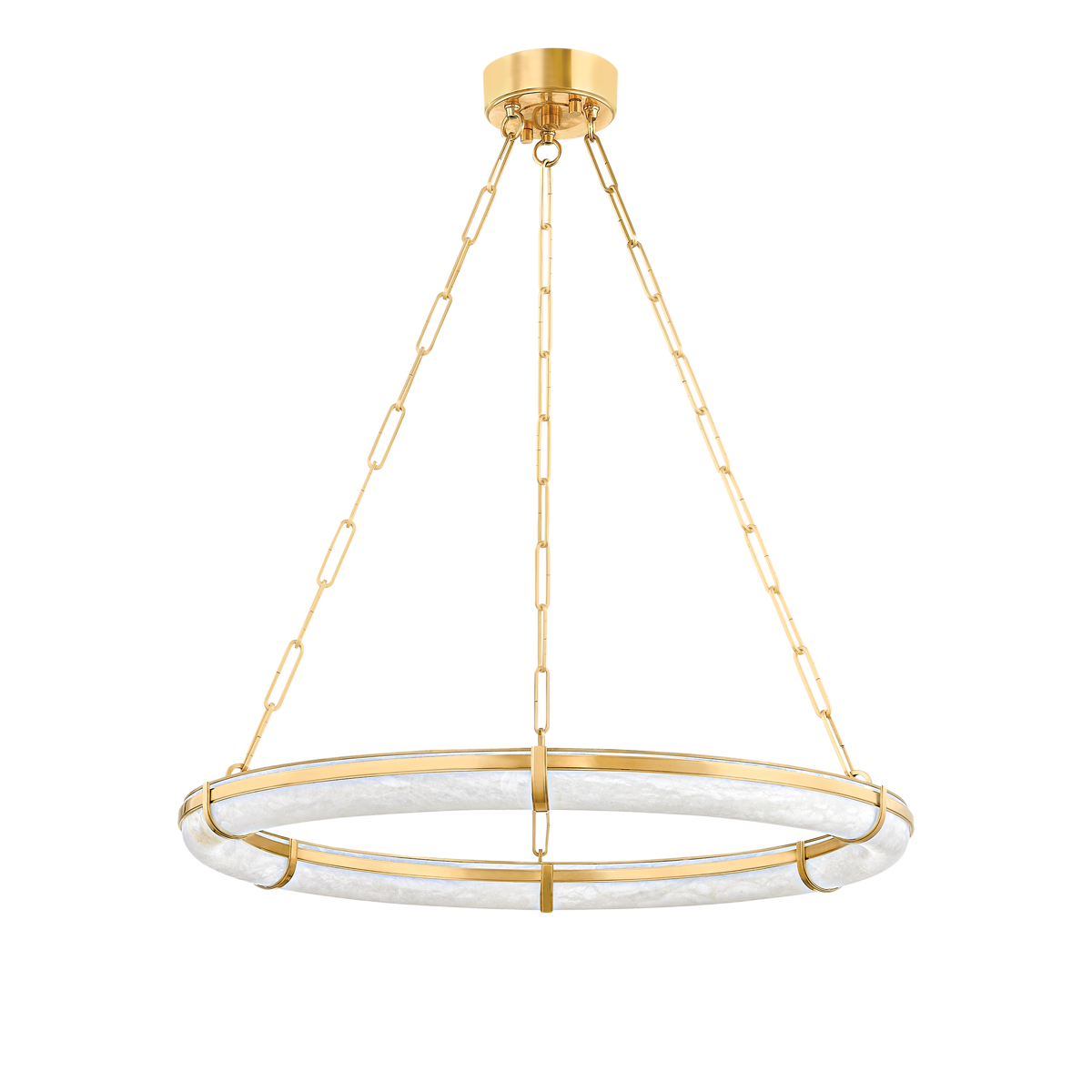 Sennett Chandelier - Aged Brass by Hudson Valley Lighting