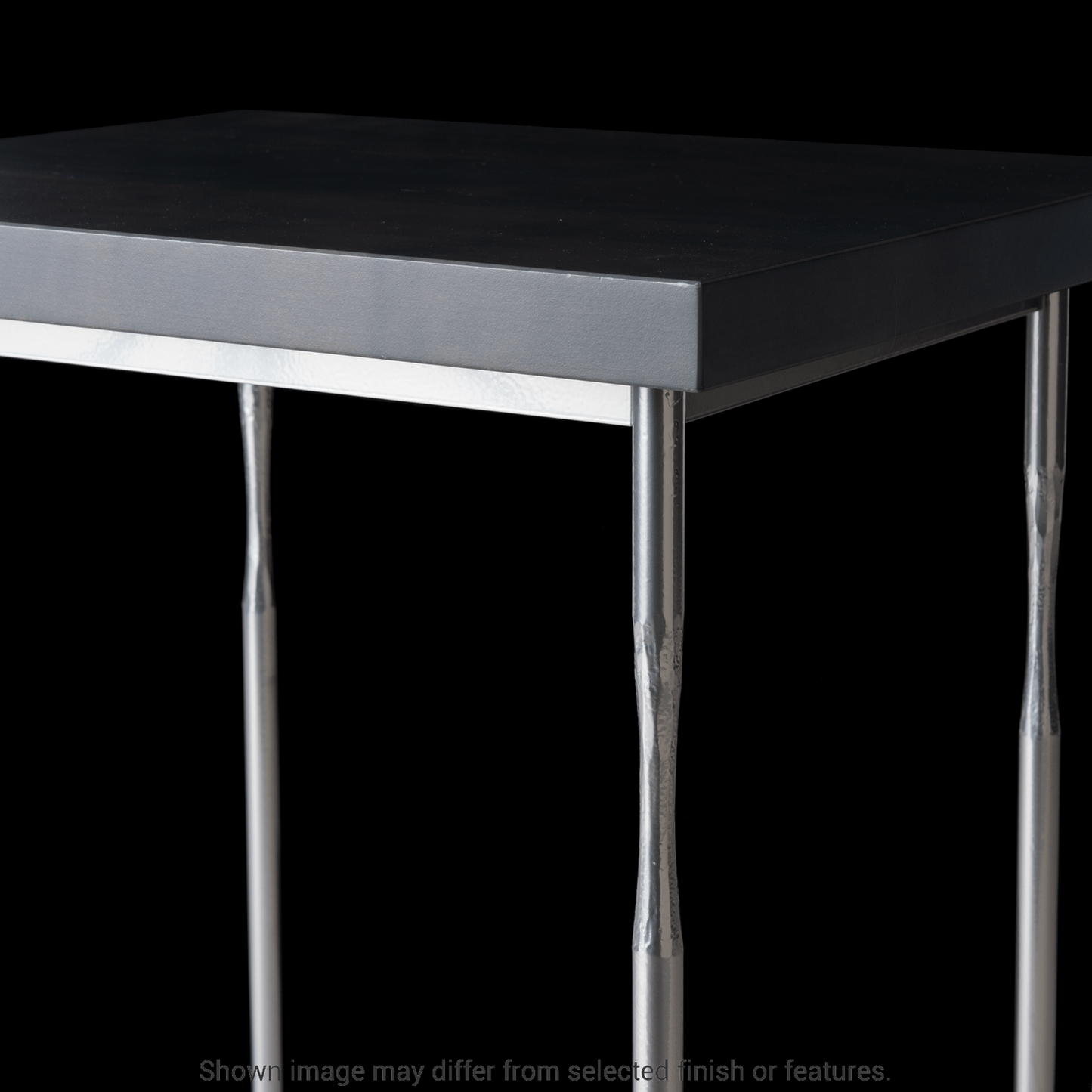Senza Wood Top Side Table - White - Maple Natural Wood Top Accent by Hubbardton Forge