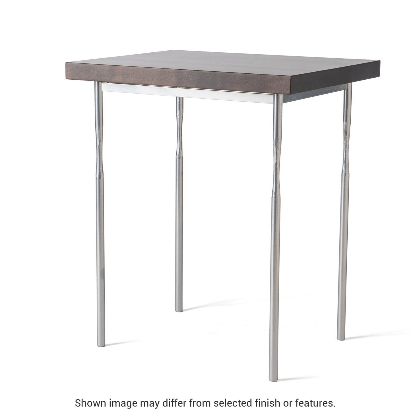 Senza Wood Top Side Table - White - Maple Natural Wood Top Accent by Hubbardton Forge