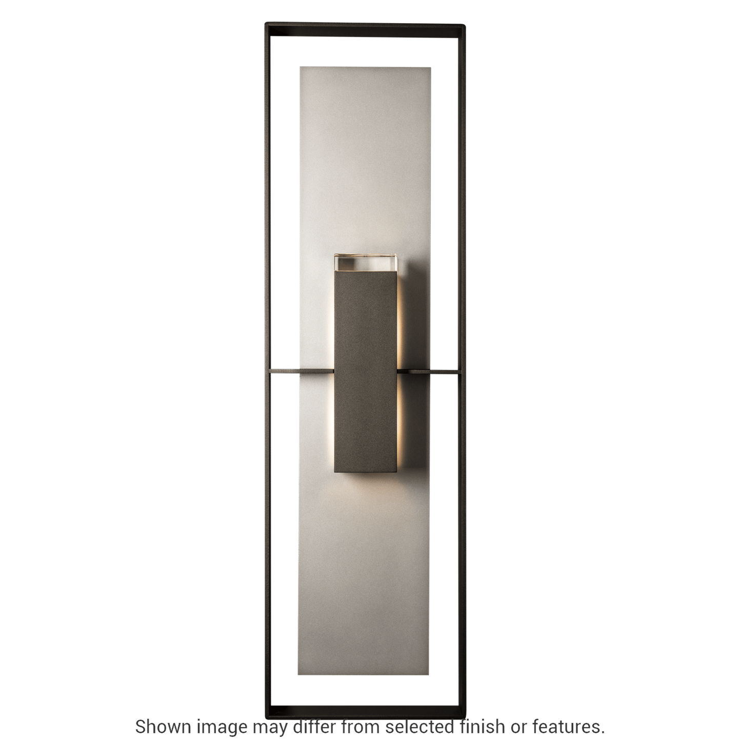 Shadow Box Extra Tall Sconce - White - White Accent by Hubbardton Forge