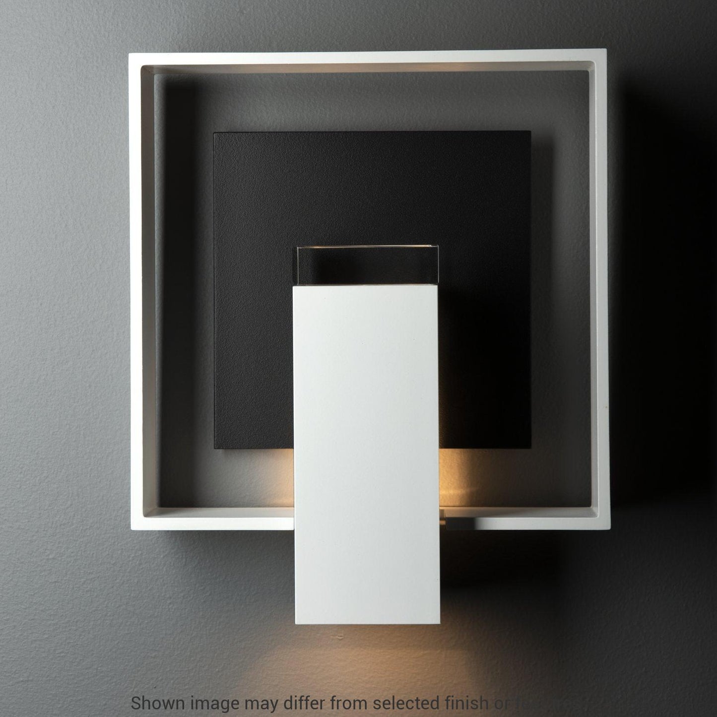 Shadow Box Outdoor Sconce - Oil Rubbed Bronze - Natural Iron Accent by Hubbardton Forge