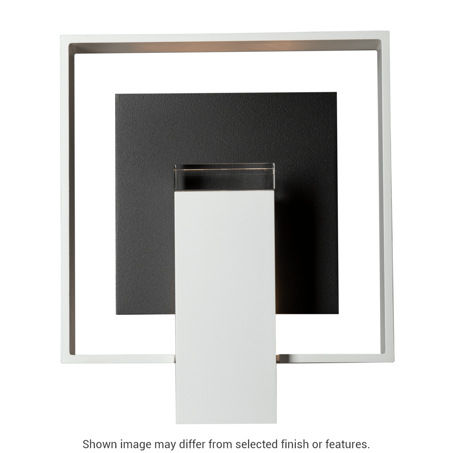 Shadow Box Outdoor Sconce - Oil Rubbed Bronze - Natural Iron Accent by Hubbardton Forge