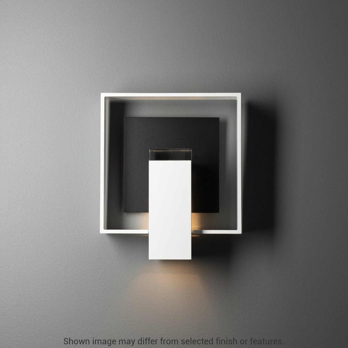 Shadow Box Outdoor Sconce - Oil Rubbed Bronze - Natural Iron Accent by Hubbardton Forge