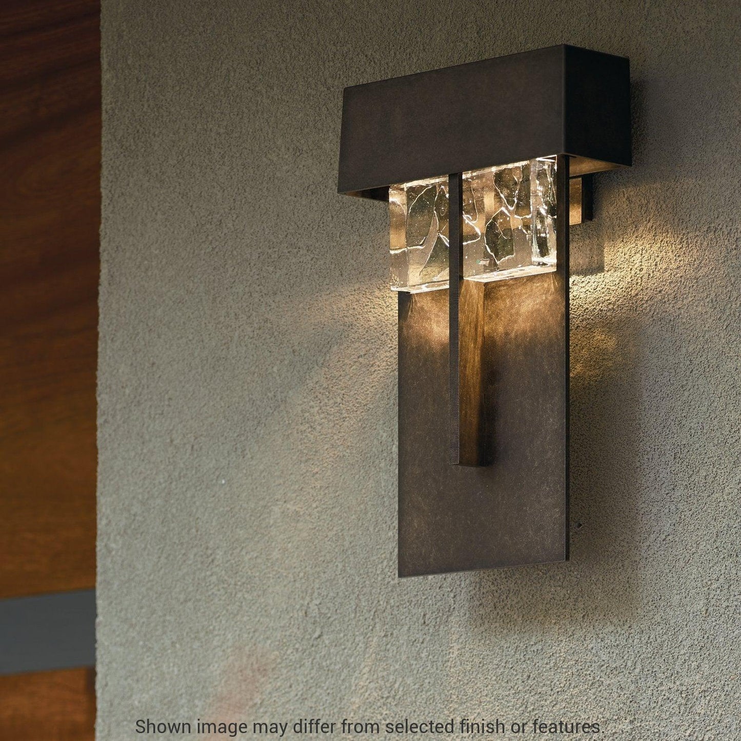 Shard Large LED Outdoor Sconce - White by Hubbardton Forge