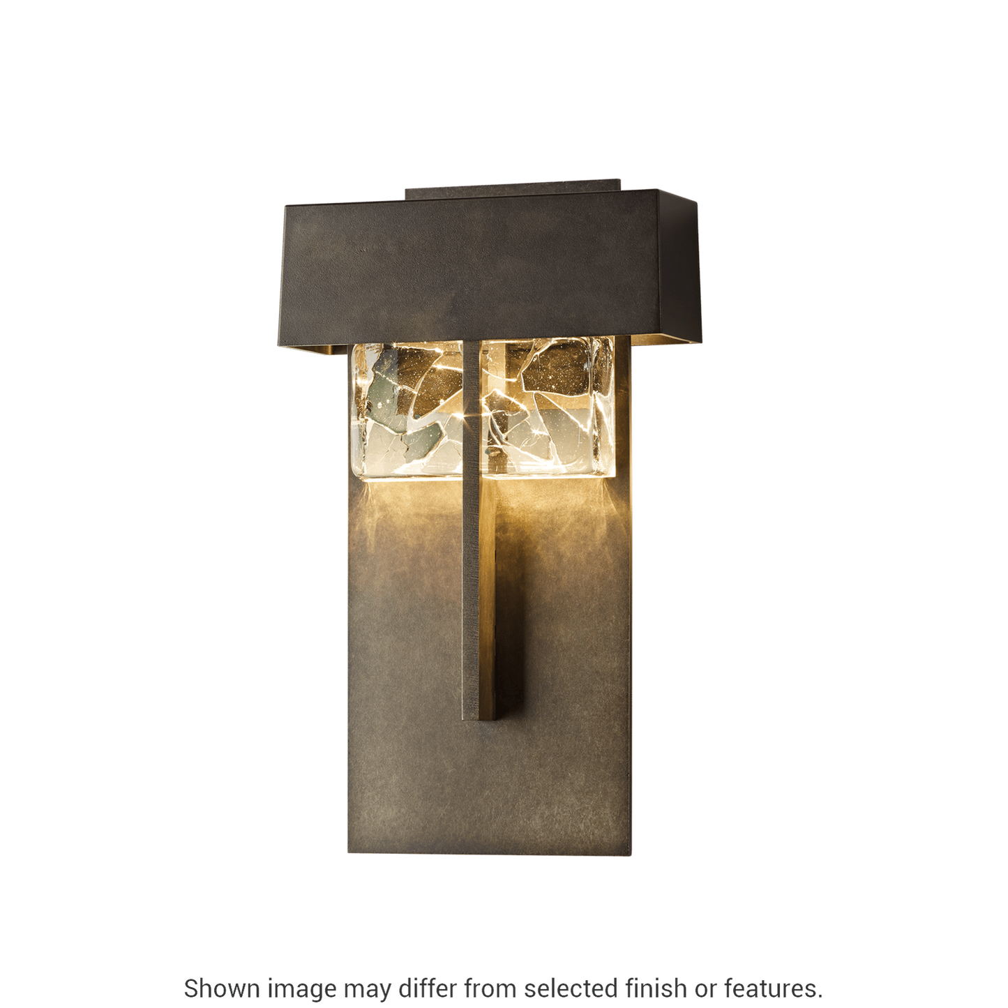 Shard Large LED Outdoor Sconce - White by Hubbardton Forge
