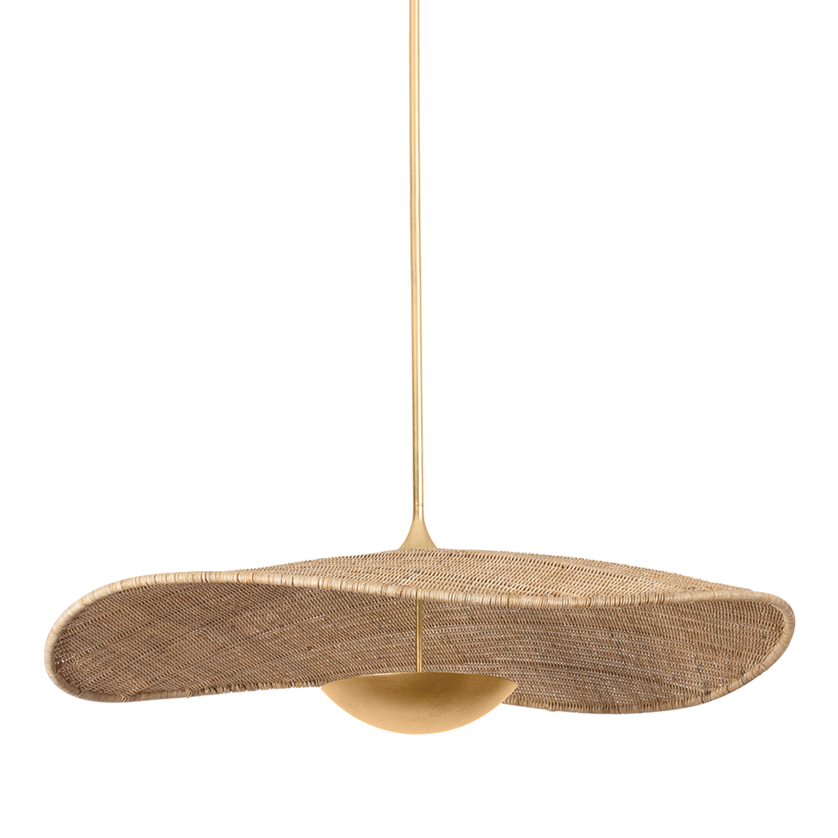 Shiloh Large Pendant - Vintage Gold Leaf by Hudson Valley Lighting