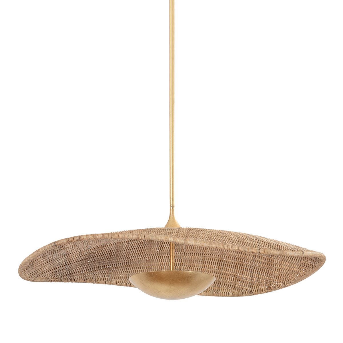 Shiloh Pendant - Vintage Gold Leaf by Hudson Valley Lighting