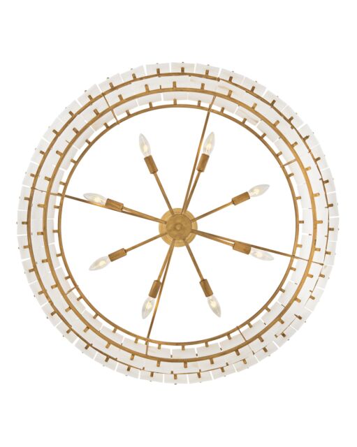 Simone Medium Drum Chandelier by Fredrick Ramond