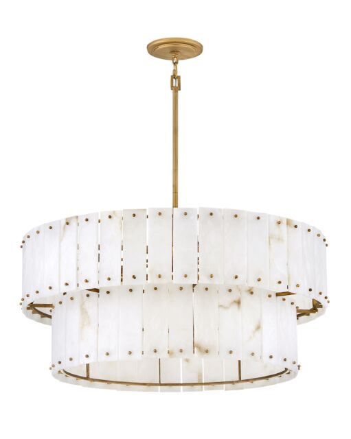 Simone Medium Drum Chandelier by Fredrick Ramond