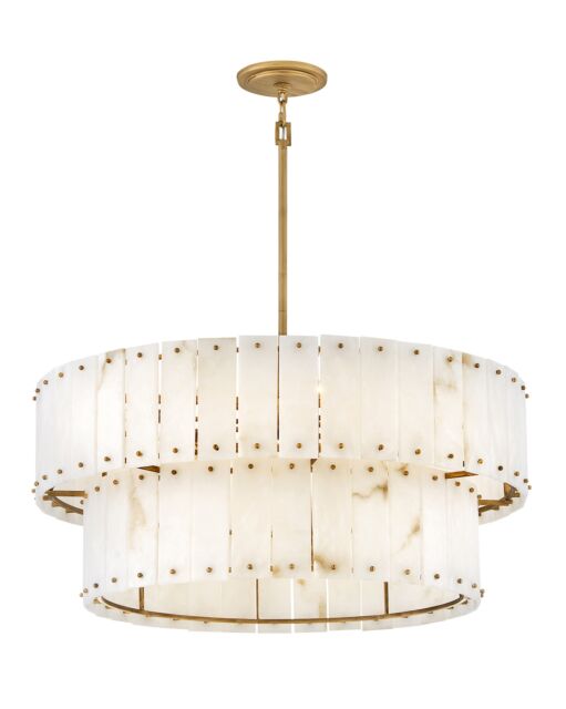 Simone Medium Drum Chandelier by Fredrick Ramond