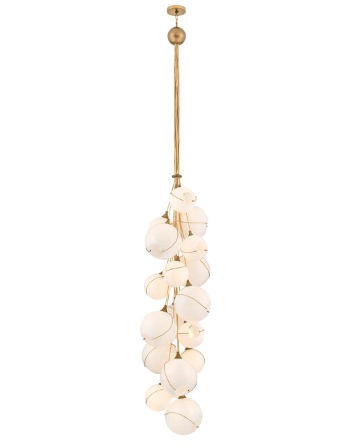Skye Double Multi Tier Chandelier - Opal Glass by Hinkley Lighting