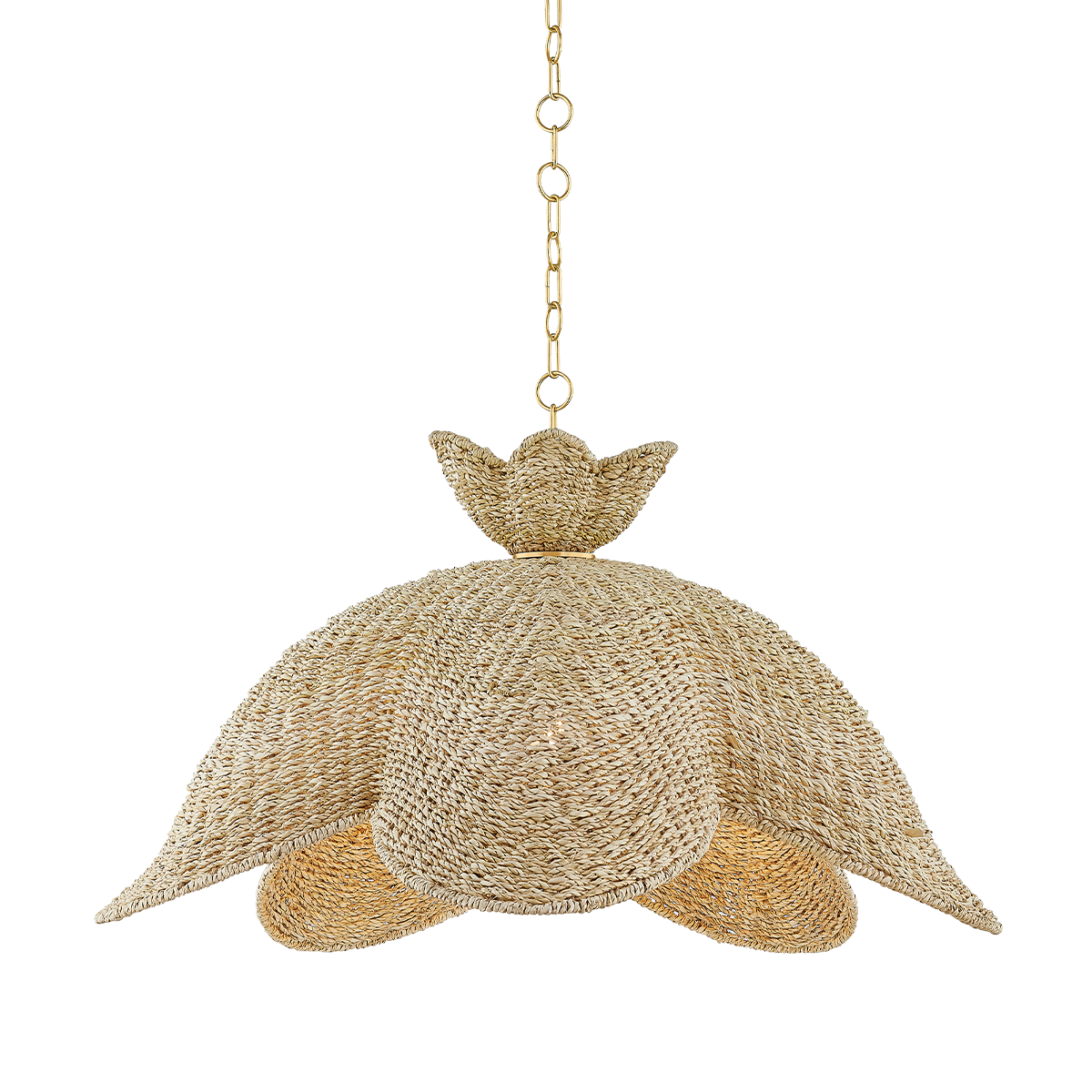 Solie Large Pendant - 1-Light - Aged Brass - Mitzi H1002701L-AGB