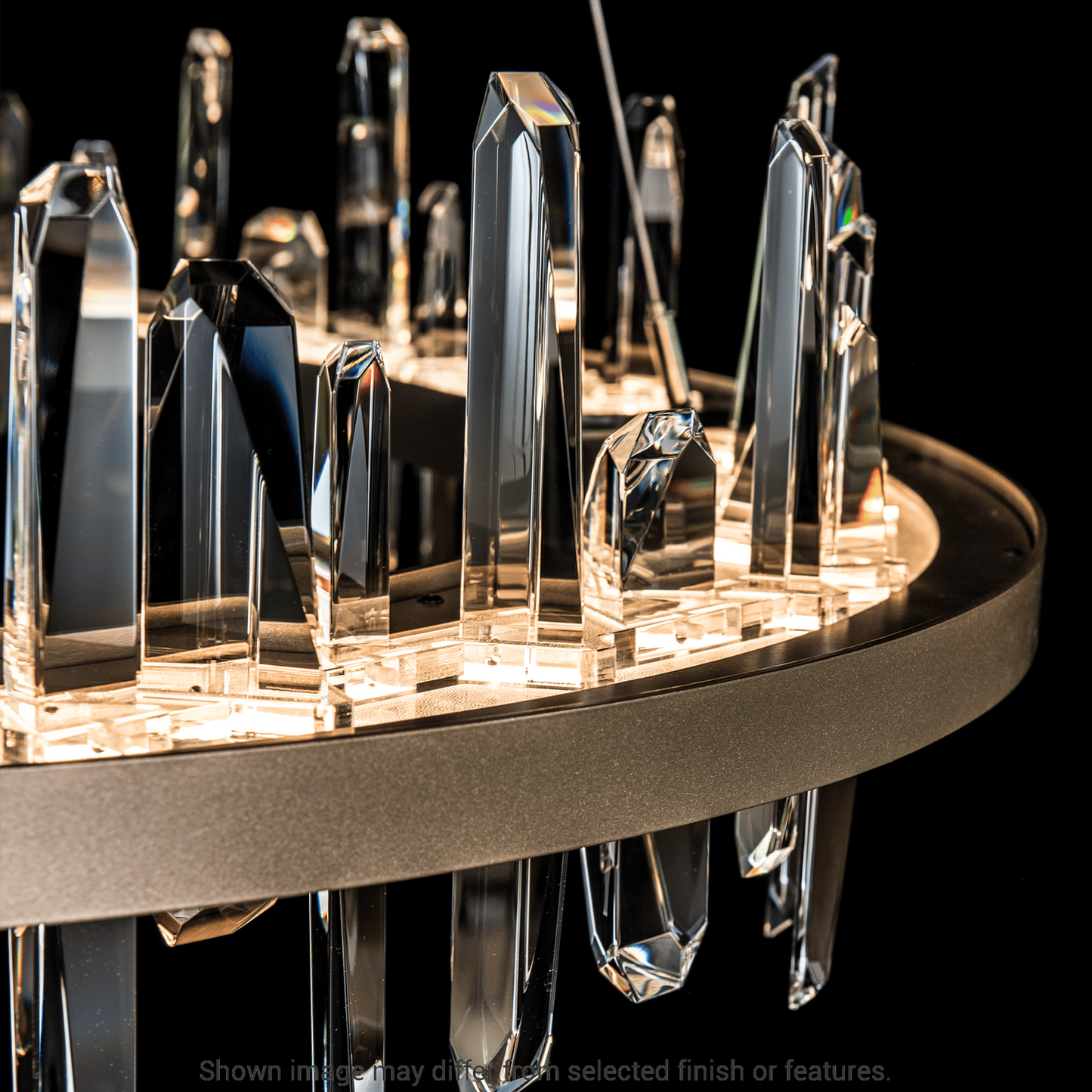 Solitude Circular LED Pendant - White by Hubbardton Forge