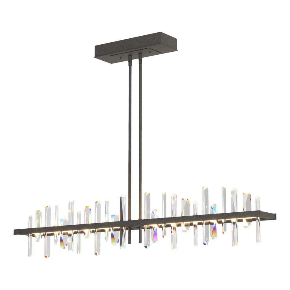 Solitude Large LED Pendant - Natural Iron by Hubbardton Forge