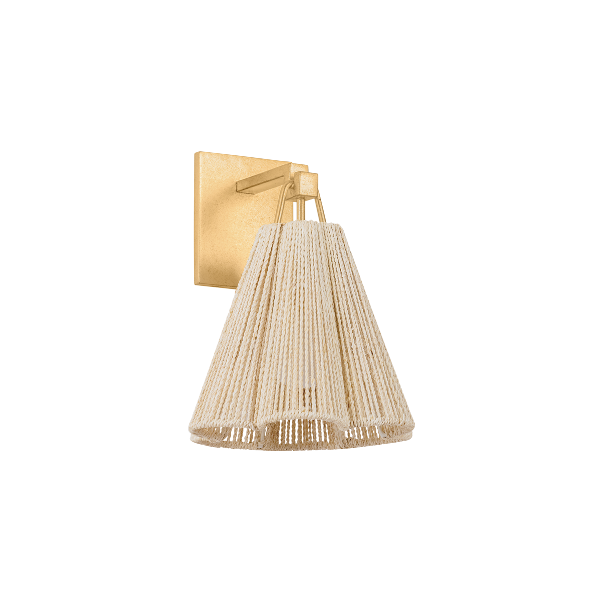 Sonoma Wall Sconce - 1-Light - Vintage Gold Leaf - Troy Lighting B3413-VGL