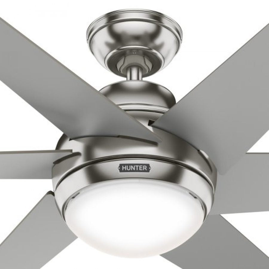 Sotto 52" LED Fan - Brushed Nickel by Hunter