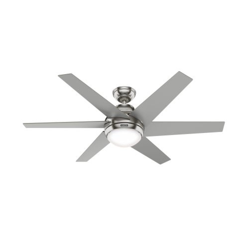 Sotto 52" LED Fan - Brushed Nickel by Hunter