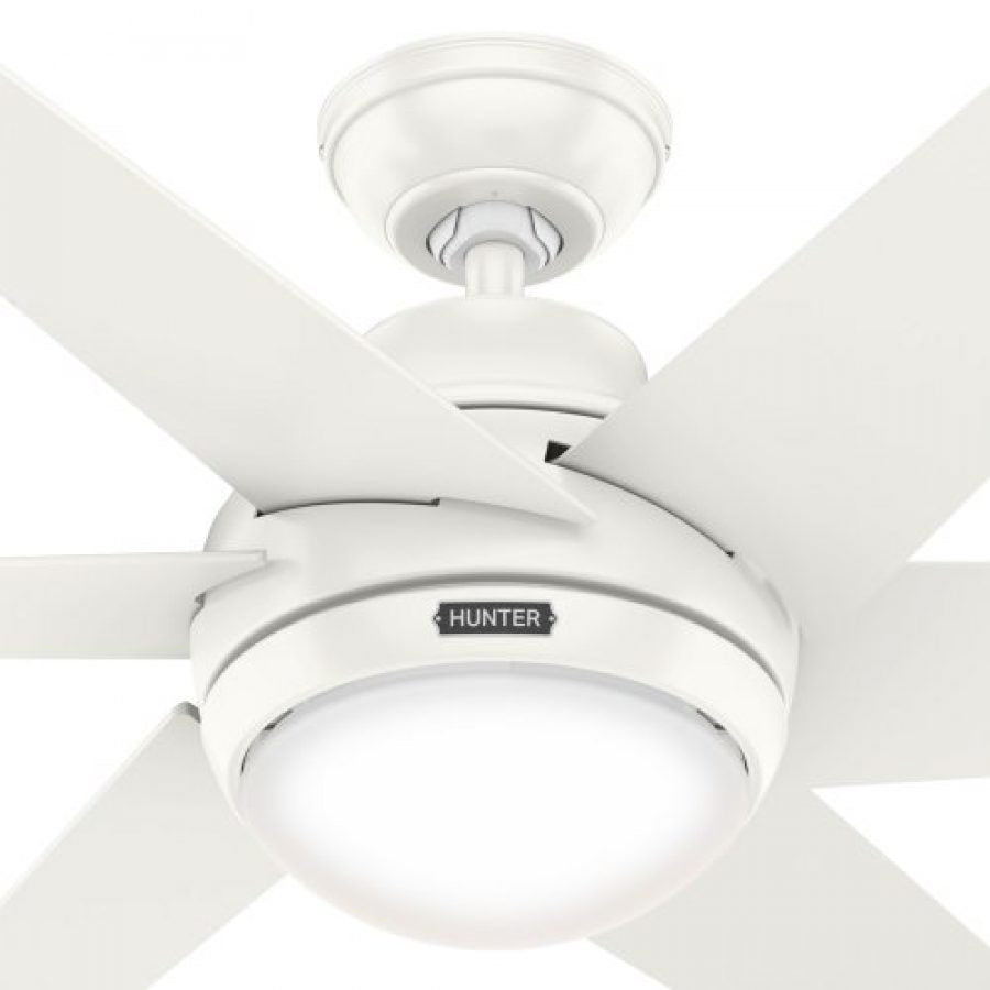 Sotto 52" LED Fan - Fresh White by Hunter