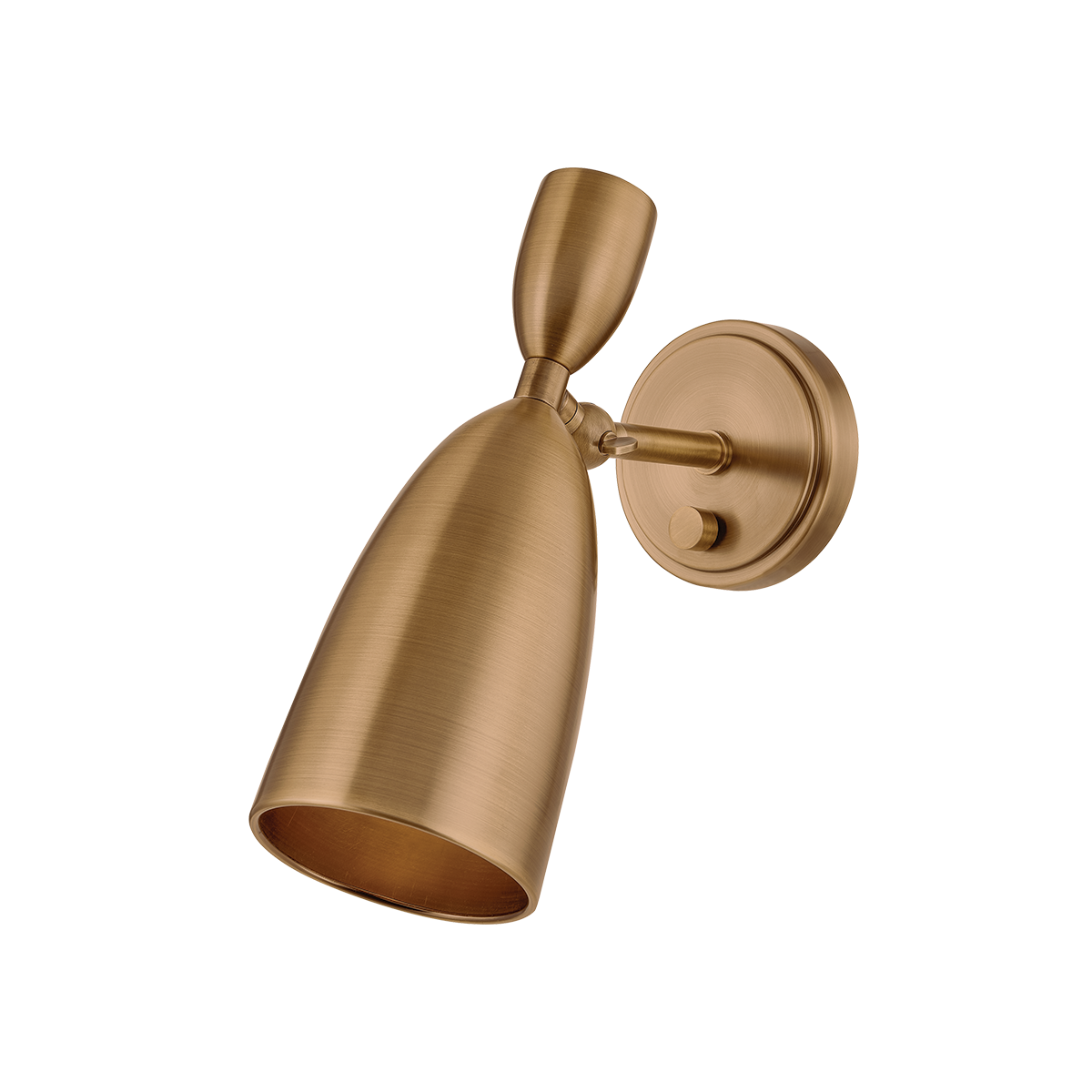 Spade Wall Sconce - 1-Light - Patina Brass - Troy Lighting B4012-PBR