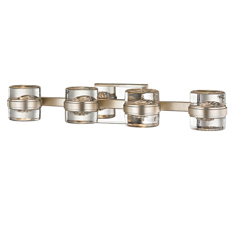 Splash Vanity Light - 4-Light - Silver Leaf - Troy Lighting B5694-SL