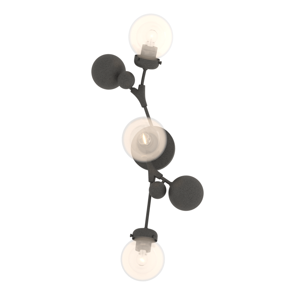 Sprig Sconce - Natural Iron - Opaline Glass by Hubbardton Forge