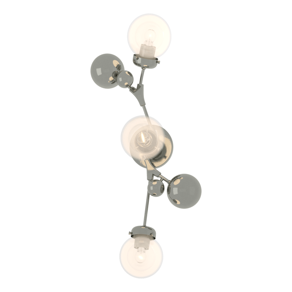 Sprig Sconce - Sterling - Opaline Glass by Hubbardton Forge