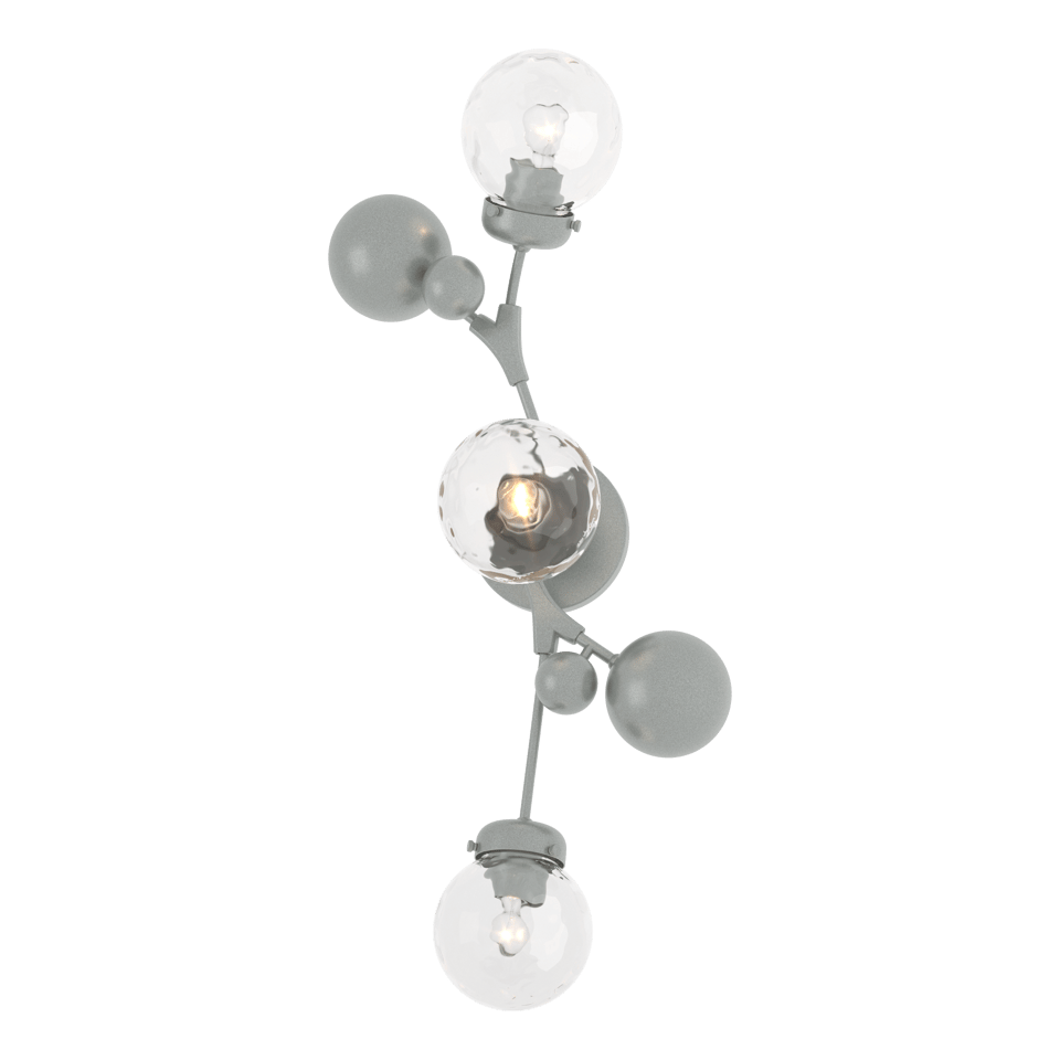 Sprig Sconce - Vintage Platinum - Water Glass by Hubbardton Forge