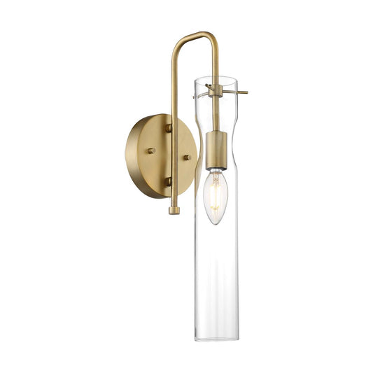 Spyglass - 1 Light Sconce - Vintage Brass Finish - Satco 60-6855
