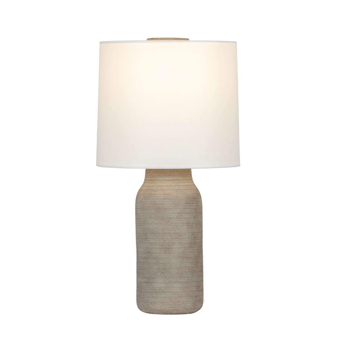 Stassi Table Lamp - Aged Brass/Ceramic Stria Terra - Mitzi HL973201-AGB/CTT