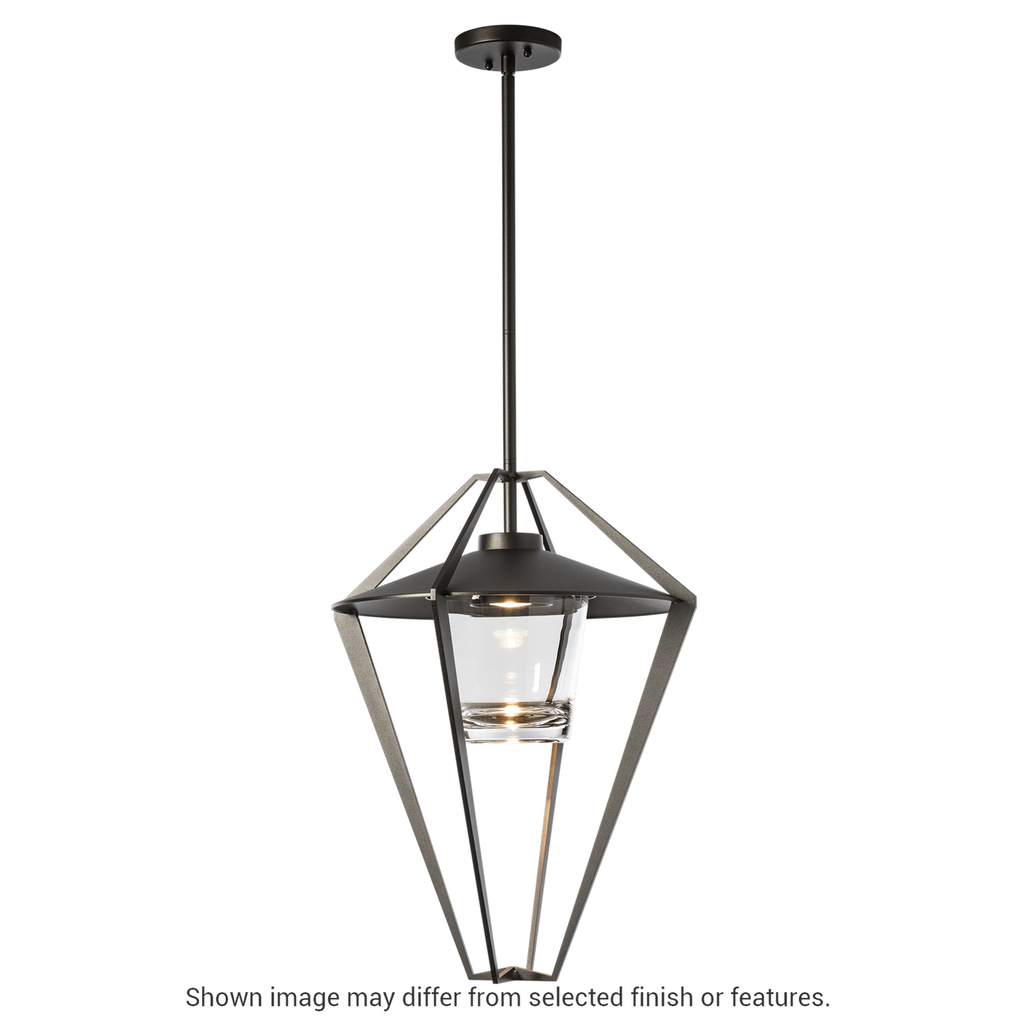 Stellar Large Outdoor Pendant Semi-Flush - White by Hubbardton Forge