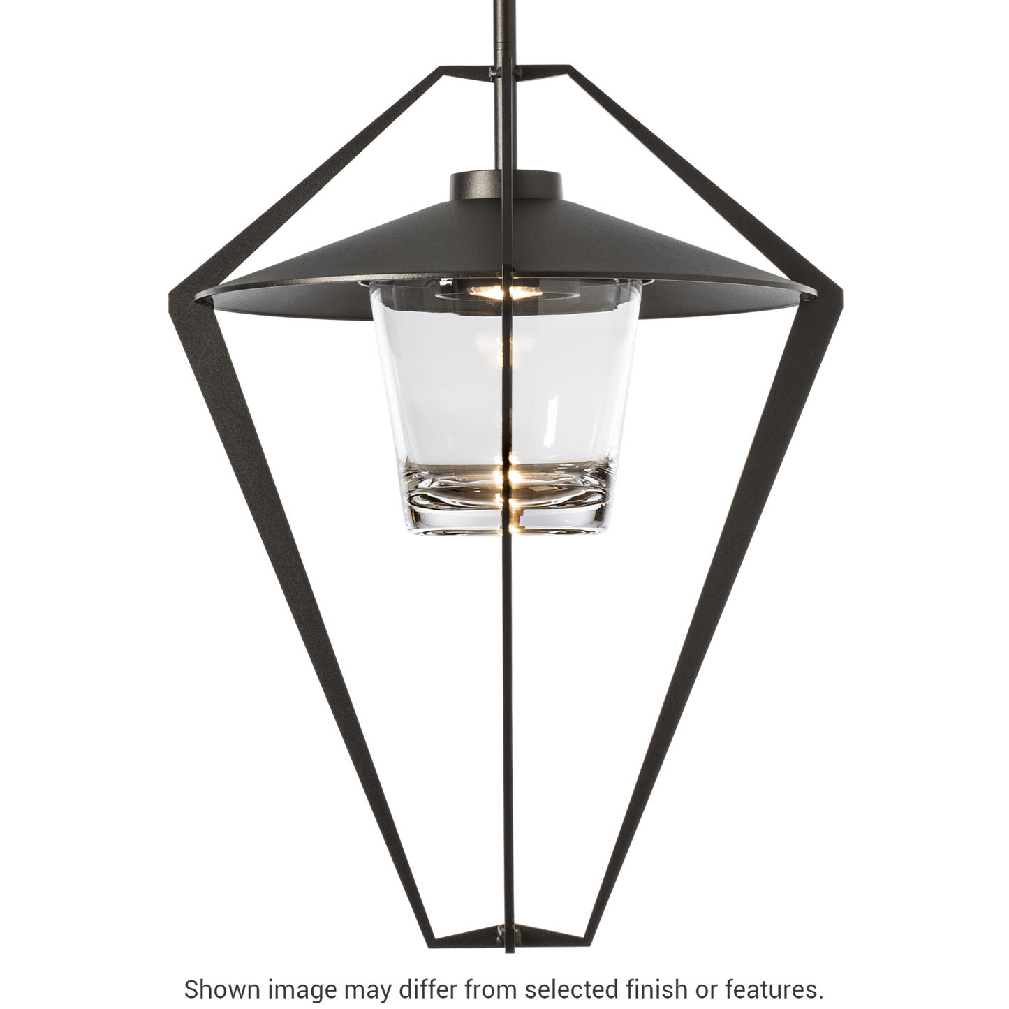 Stellar Large Outdoor Pendant Semi-Flush - White by Hubbardton Forge
