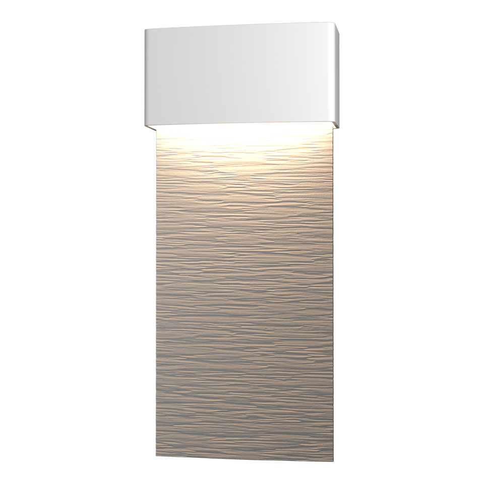 Stratum Large Dark Sky Friendly LED Outdoor Sconce - White - White Accent by Hubbardton Forge