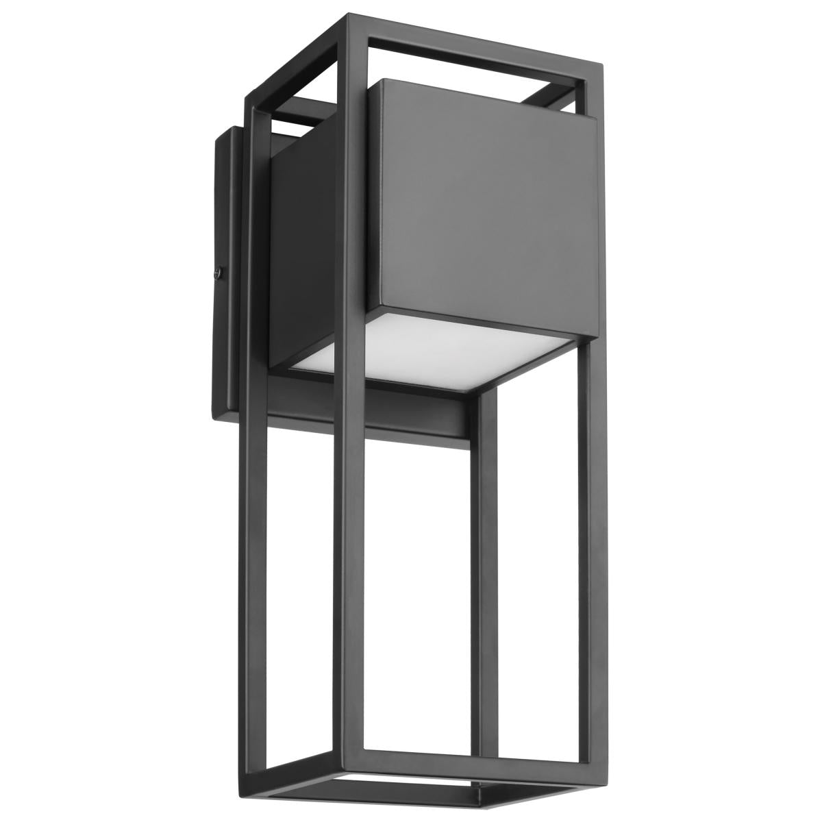 Supreme - 18W LED - Medium Wall Lantern - Matte Black Finish - Satco 62-1654
