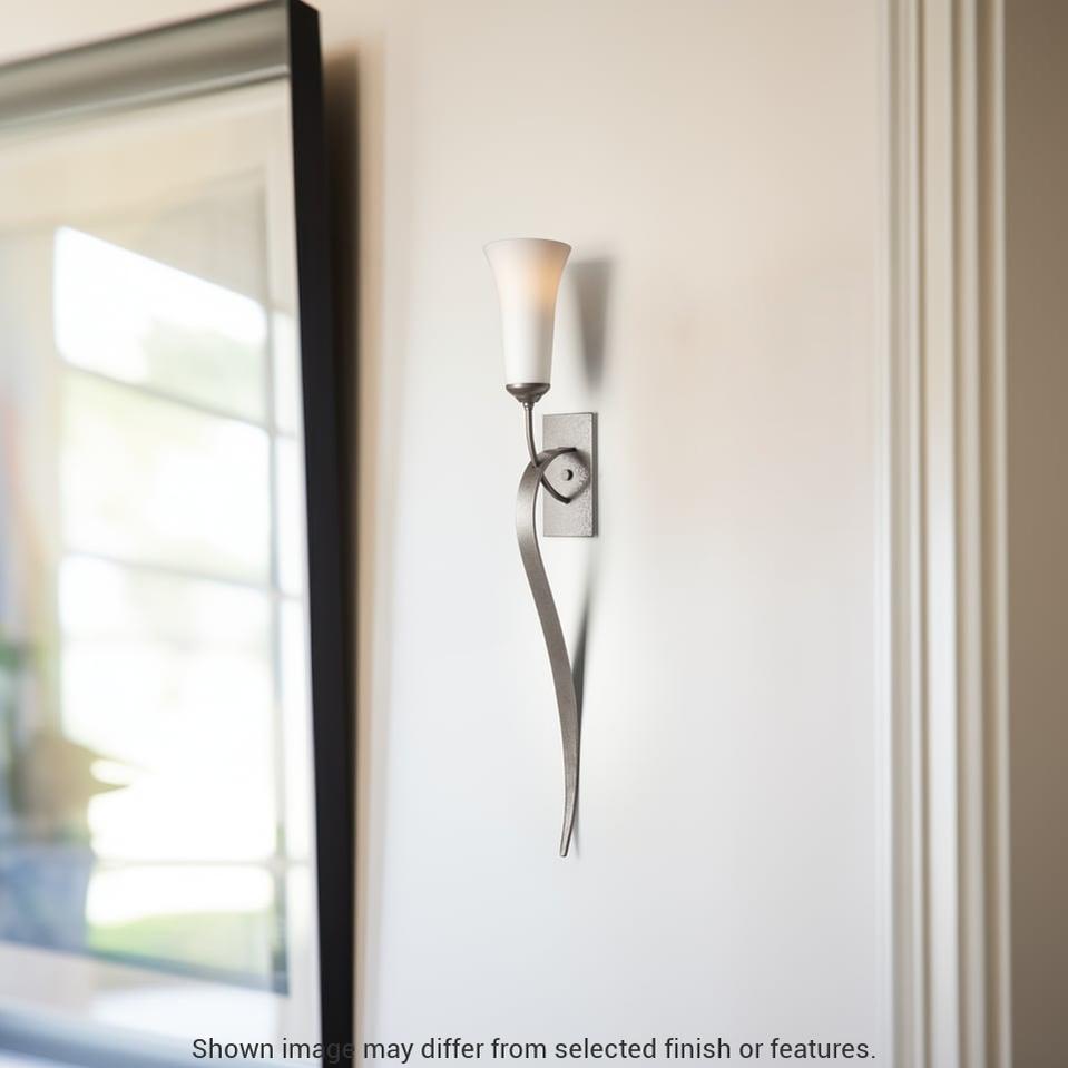Sweeping Taper Sconce - White by Hubbardton Forge