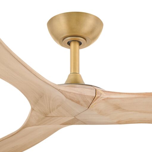 Swell 60" Smart Fan - Heritage Brass - Natural Blades by Hinkley Lighting