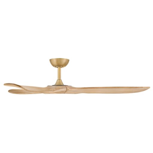 Swell 60" Smart Fan - Heritage Brass - Natural Blades by Hinkley Lighting