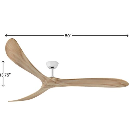 Swell 80" Smart Fan - Matte White