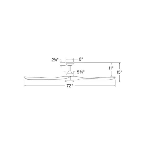 Swell Illuminated 72" LED Smart Fan - Matte White - Hinkley Lighting 903872FWW-LDD