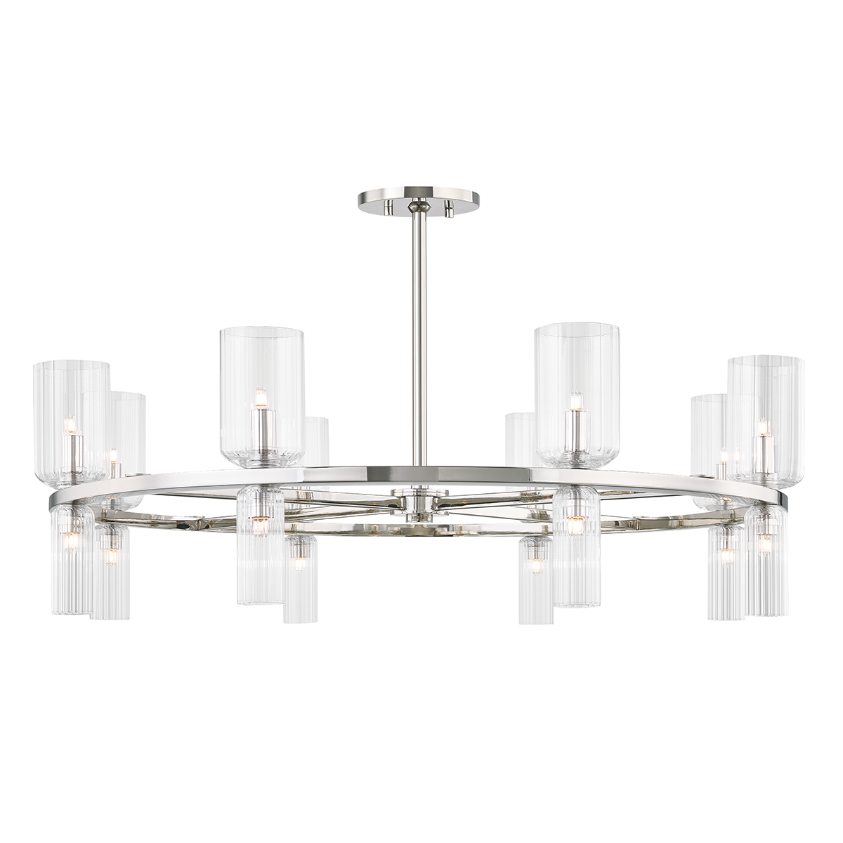 Tabitha Chandelier - 16-Light - Polished Nickel - Mitzi H384816-PN